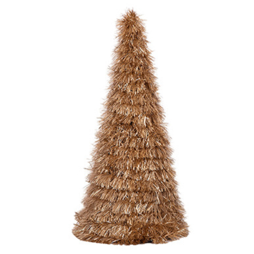 48cm Gold Tinsel Tree