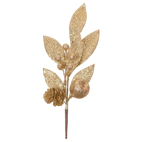 32cm Gold Glitter Pick