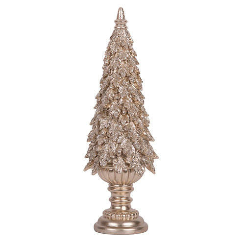 Champagne Polyresin Tree