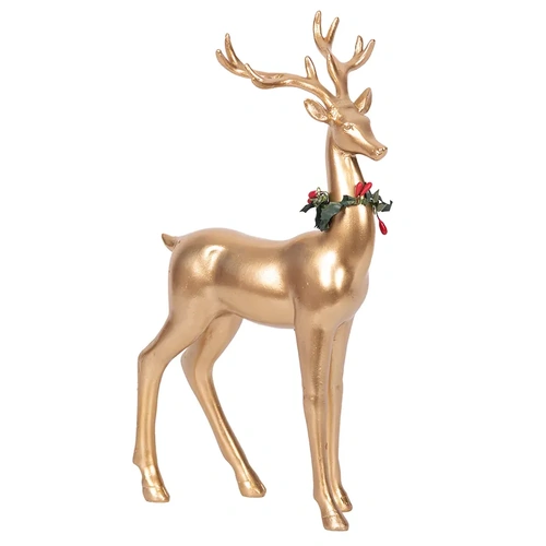 Gold Standing Reindeer