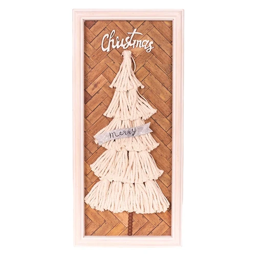 Boho MDF Christmas Tree Sign