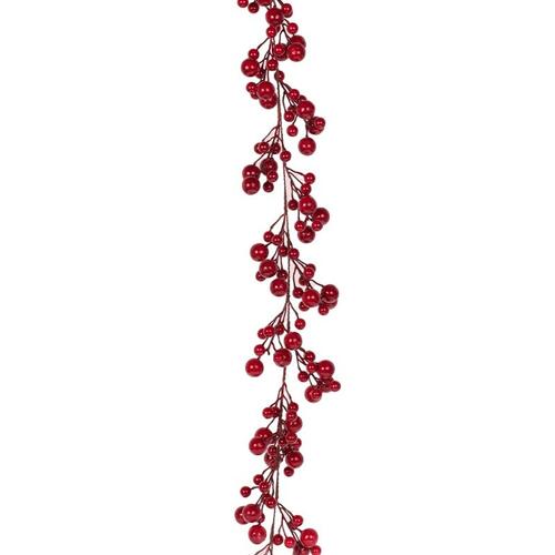 180cm Red Berry Garland