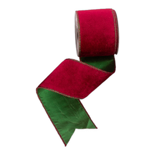 63mm Green & Red Ribbon (C)