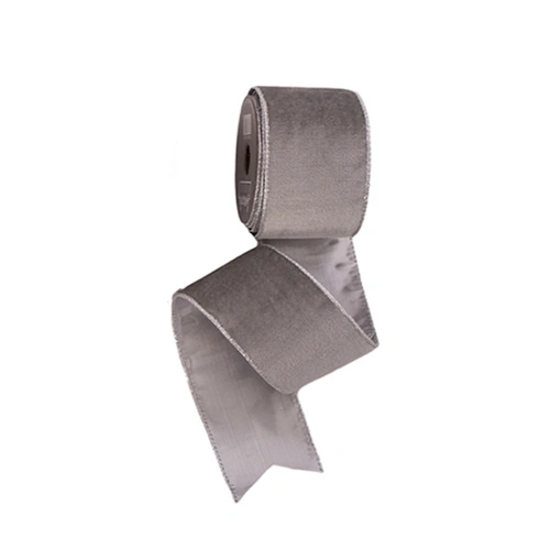 63mm Glitter Silver Ribbon (D)