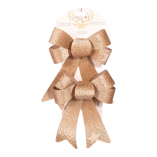 2 Pk Champagne Bow