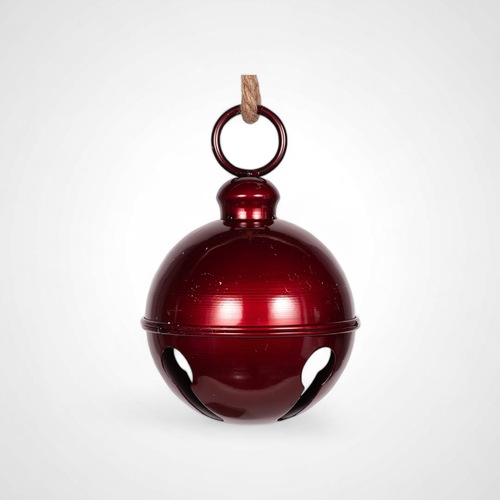 Shiny Red Metal Bell 16cm