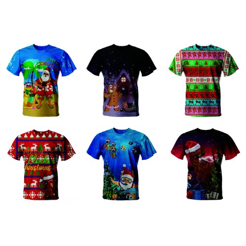 Double Sided Ugly Print T Shirt