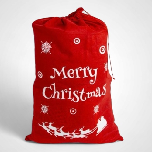 Red & White Felt Sack (B)