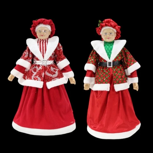 Mrs Claus Figurine 62cm- 2 choices