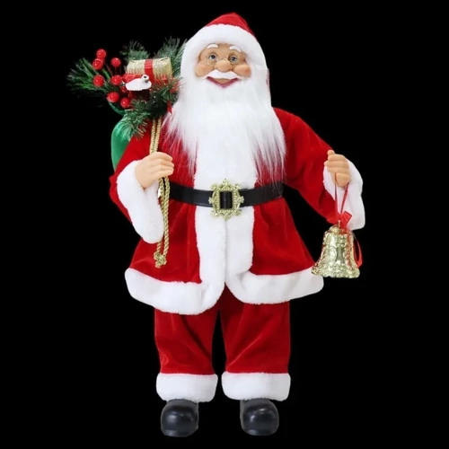 60cm Santa Velvet Red  Figure 