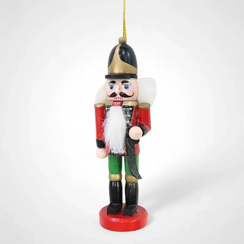 12.5cm Hanging Nutcracker with Dagger