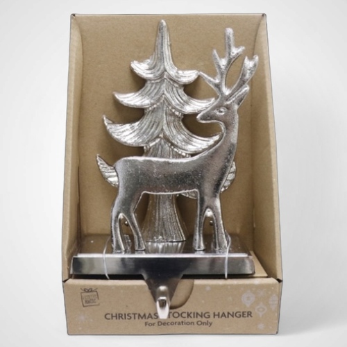 Deluxe Metal Stocking Hanger (Reindeer) - AVAIL OCT 2024