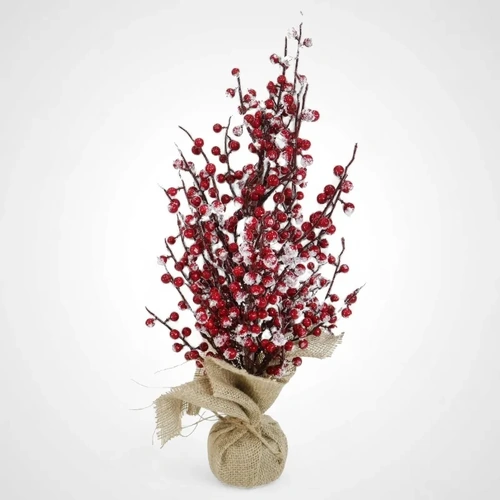 55cm Snow Berry Table Tree 