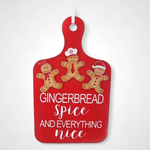 Gingerbread Baking Board Sign (Spice)
