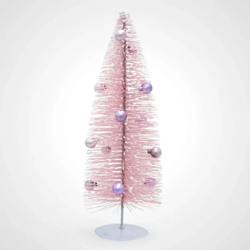 40cm Snowy Pink Pastel Tree Pearls