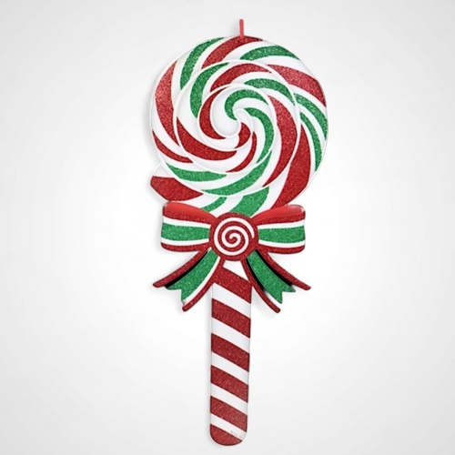 Hanging Candy Stick-Eva Glitter Plaque Lollipop 