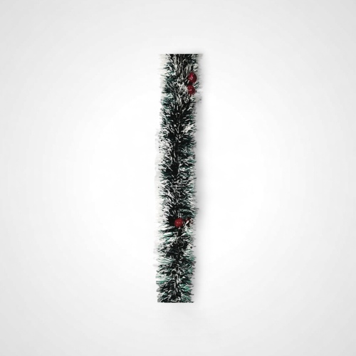 Tinsel Snow Tips w/berries 2m