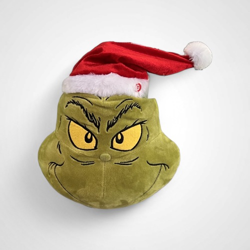 Animated Hanging Plush GRINCH Head