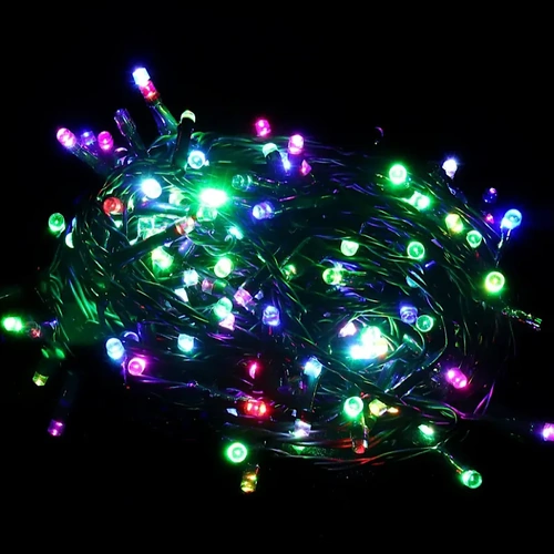 11.9m Rainbow Fairy Lights Fast Flash