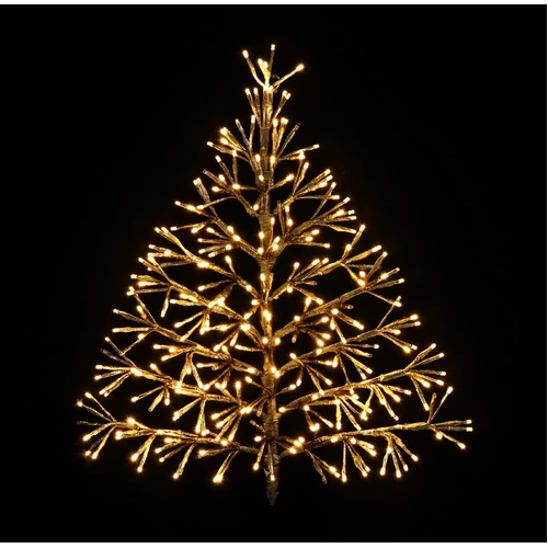 LED Gold Sparkle Wall Tree-60cm