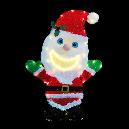 90cm Mesh 3D Singing Santa