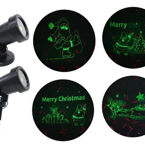 Small Animated Christmas Laser Light 