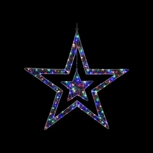 80cm Multi Starry Wire Star