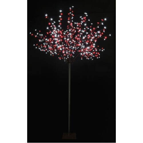 2.4m White and Red Blossom Tree -PREORDER