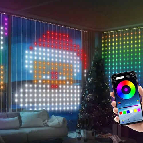 APP LED Lightshow Curtain 2m x 2m 