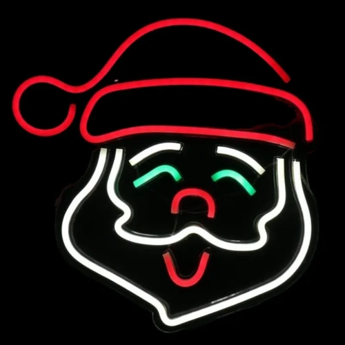 USB Neon Flex Santa Face