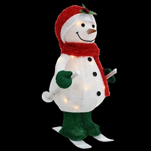 Animated LED Skiing Snowman