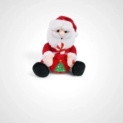 Musical Santa with Moving Eyebrows 28cm