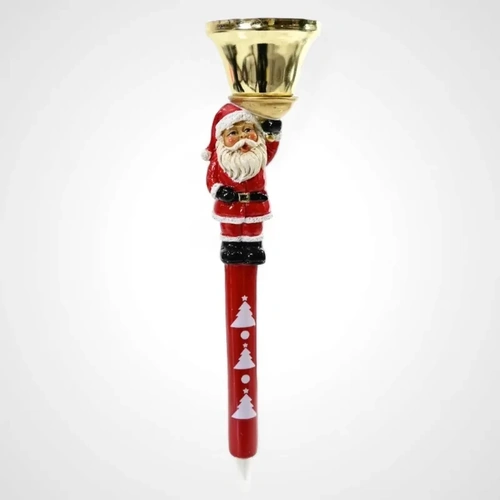 Resin Character Jingle Bell Pen(Santa)