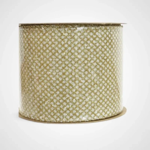 63mm Ribbon Gold Mesh  (D) 