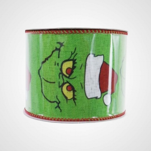 60mm Grinch Eyes  Ribbon 2.7m -PREORDER