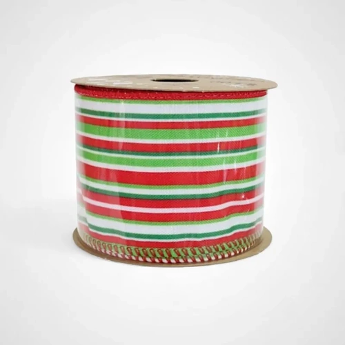 63mm Candy Ribbon 2.7m Thin Stripes