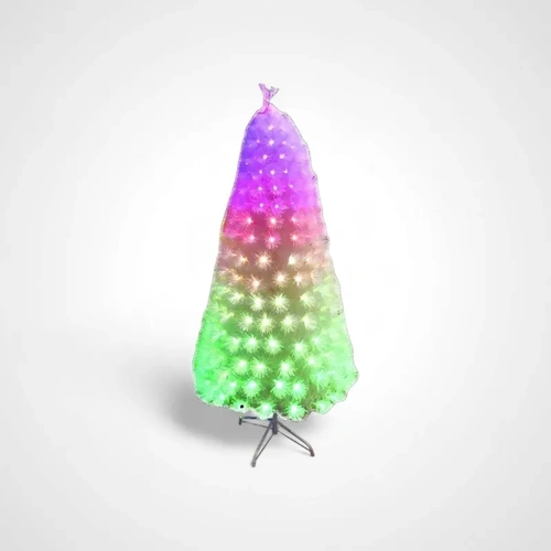 6 Foot White Fibre Optic Christmas Tree