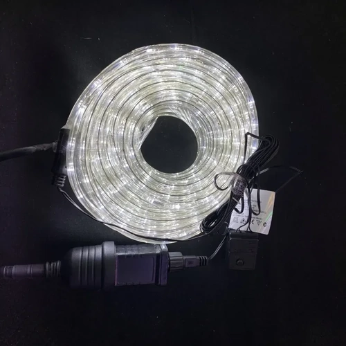 10M White LED Rope Light with controller