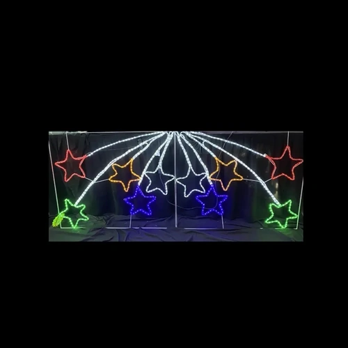 10 Stars Rope Light Motif