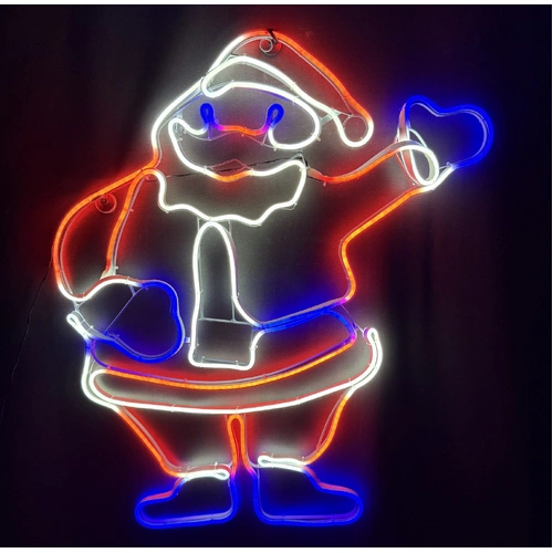 Neon Santa Rope Light Motif 